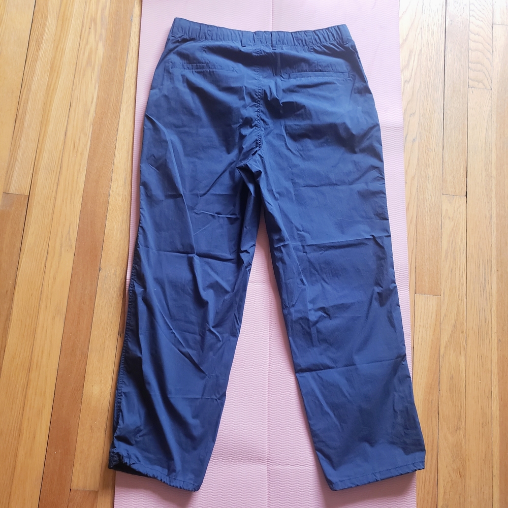 Uniqlo Women Dark Navy Blue Wide Leg Pants  M - Picture 3 of 8